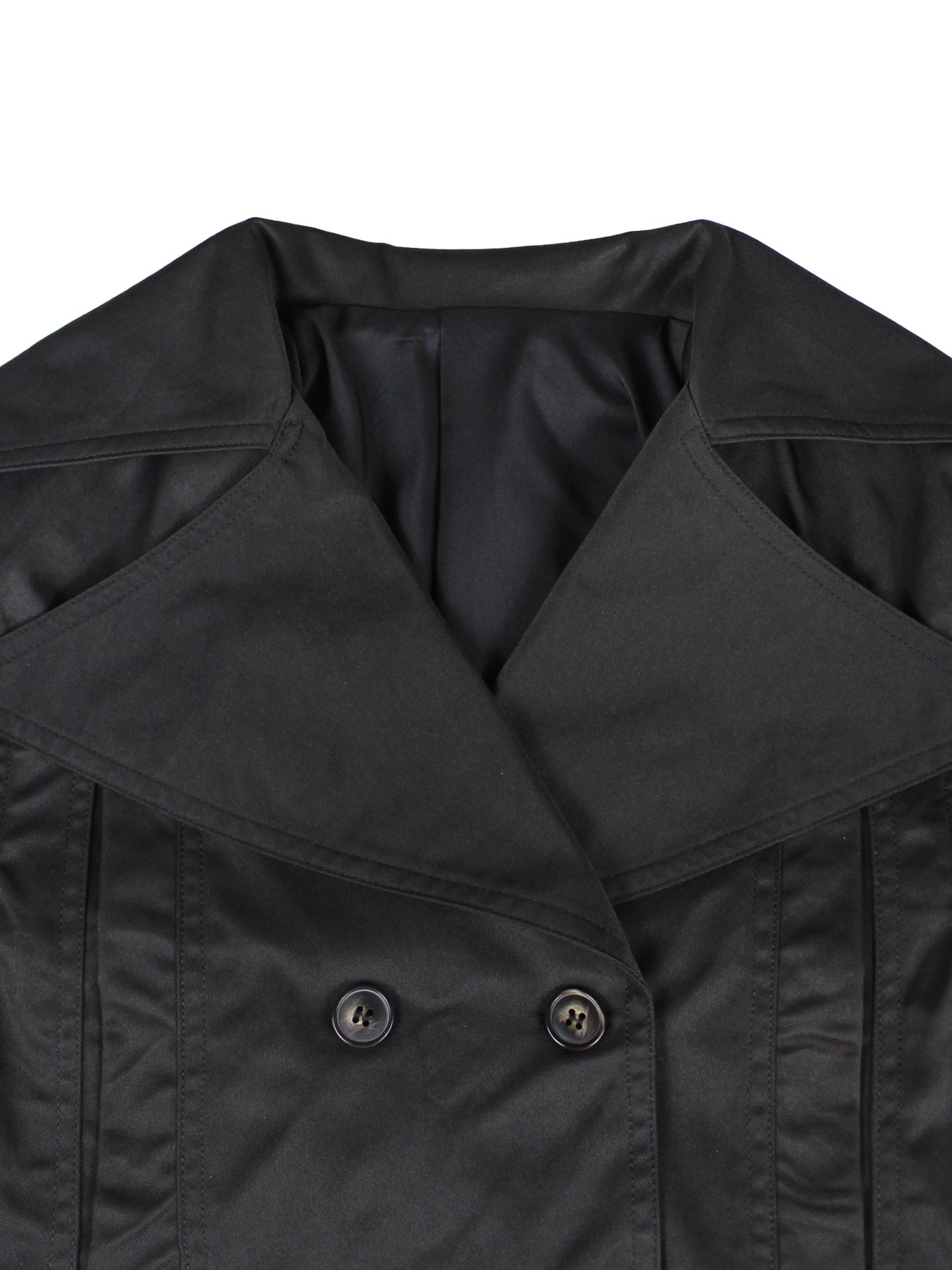 Elegant Monochrome Trench Coat