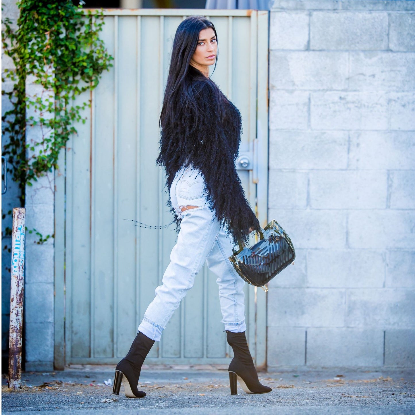 Beaded Fringe Cropped Top