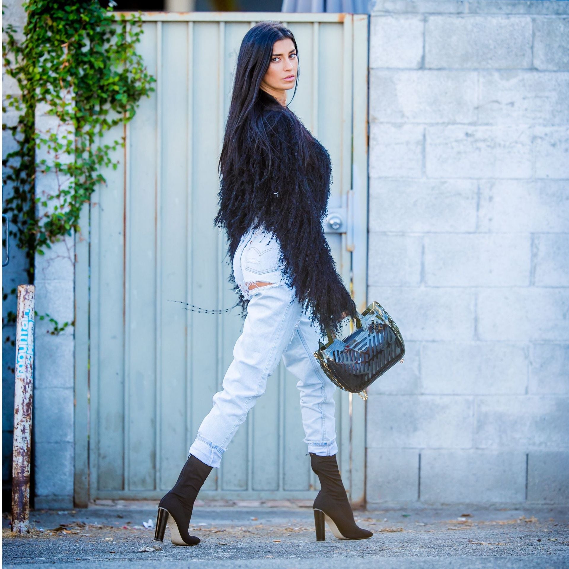 Beaded Fringe Cropped Top