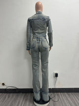 Trendy Wash Denim Co-ord Set