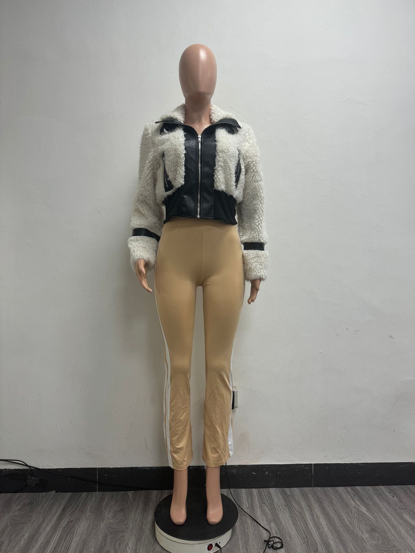 Cozy Faux Fur Zip-Up Jacket