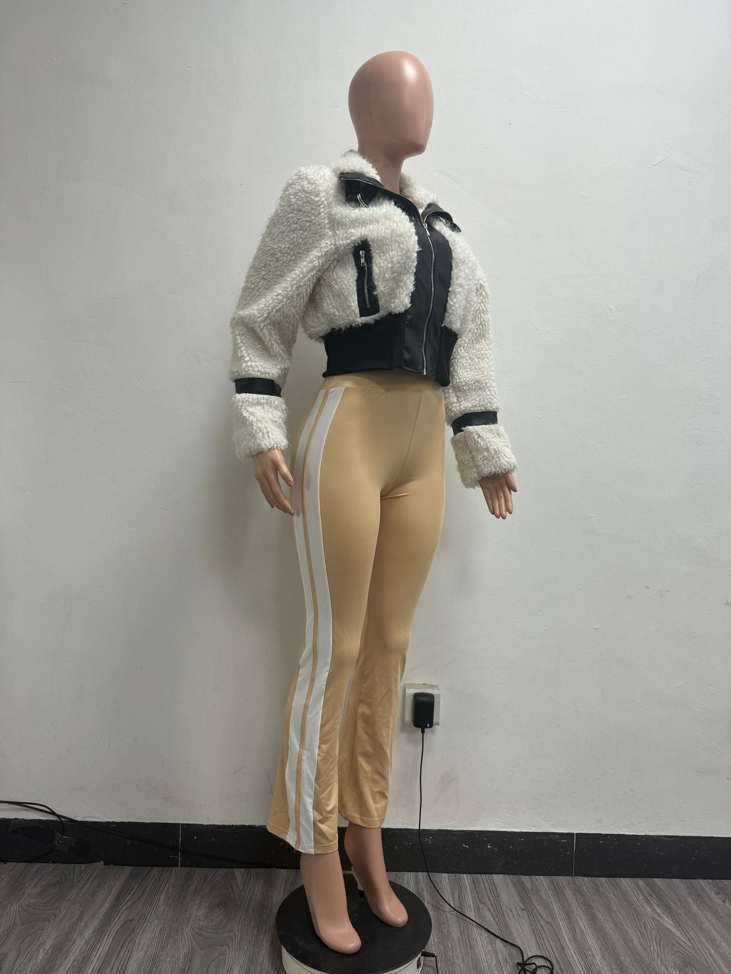 Cozy Faux Fur Zip-Up Jacket