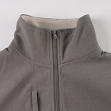 Casual Two-Tone Zip-Up Sleeveless Jacket