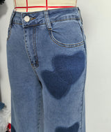 High-Waisted Wide-Leg Jeans