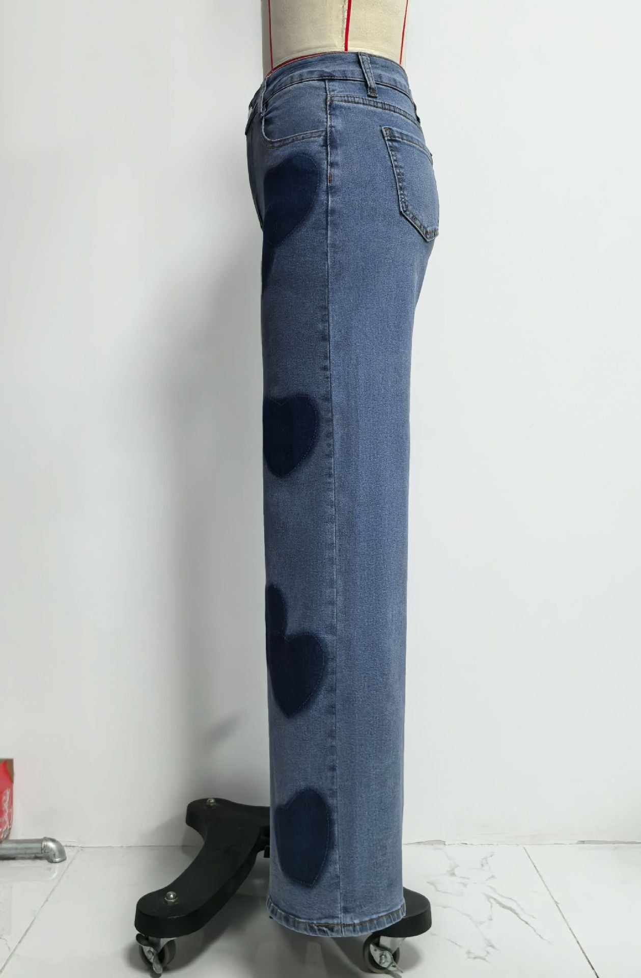 High-Waisted Wide-Leg Jeans