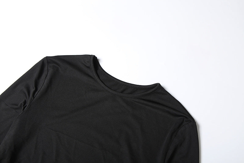 Chic Black Cropped Top