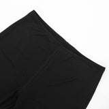 Crop Top with Gold Eyelet & Capri Pants