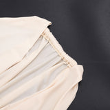 Elegant Drape-Front Top with Casual Top