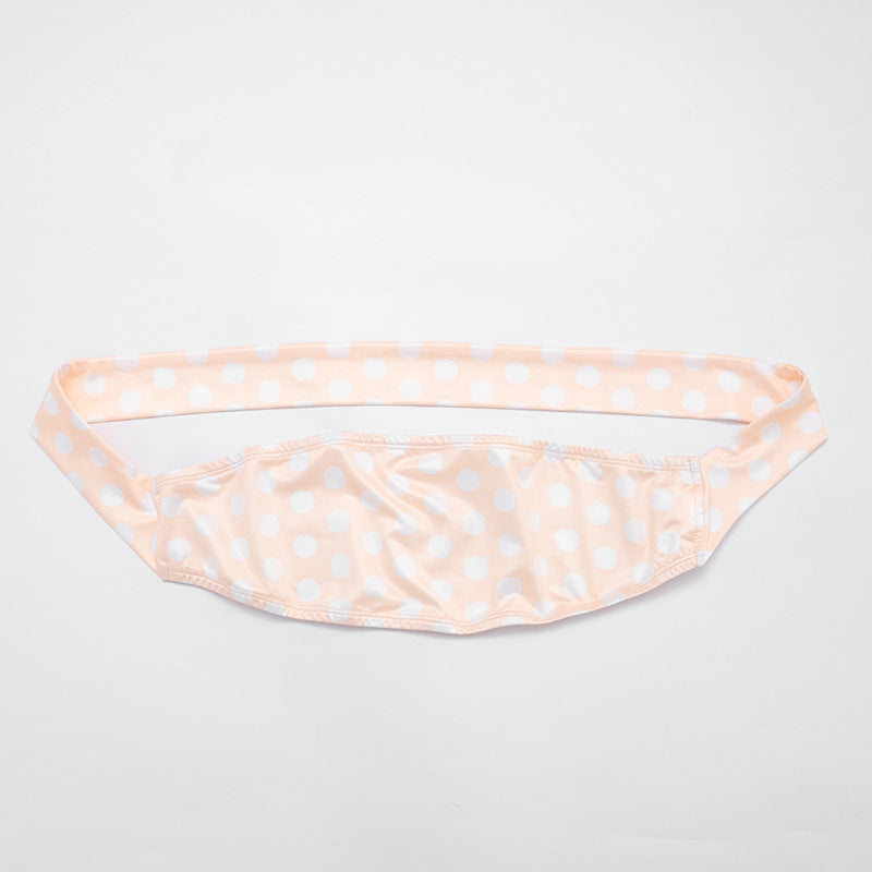 Polka Dot Strapless Two-Piece Set