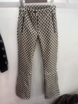 Geometric Pattern Jacket & Matching Pants Set