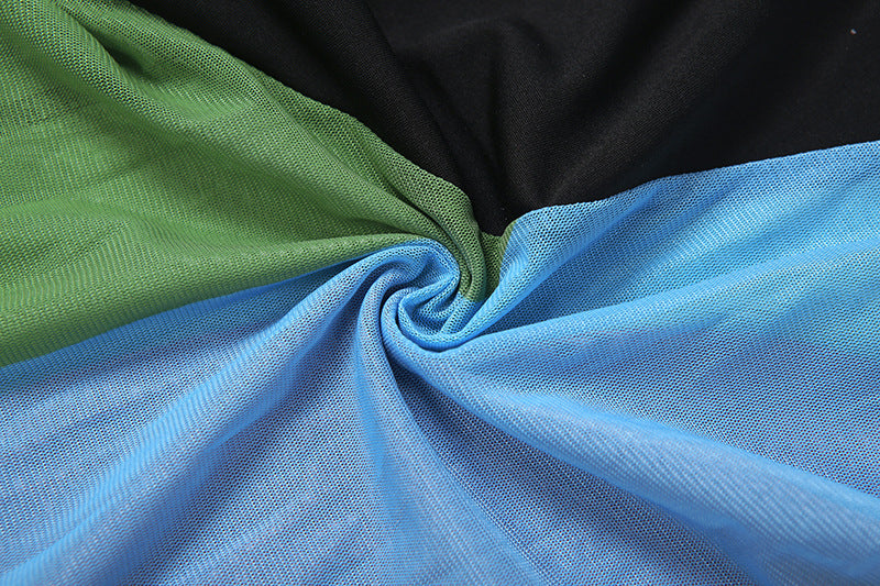 Colorful Geometric Pattern Jumpsuit