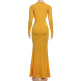 Elegant Ruched Evening Gown