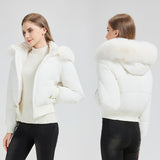 Elegant Faux Fur Trim Jacket