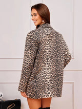 Stylish Leopard Print Jacket