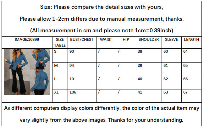 Classic Denim Button-Front Jacket