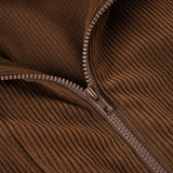 Cozy Brown Bomber Jacket