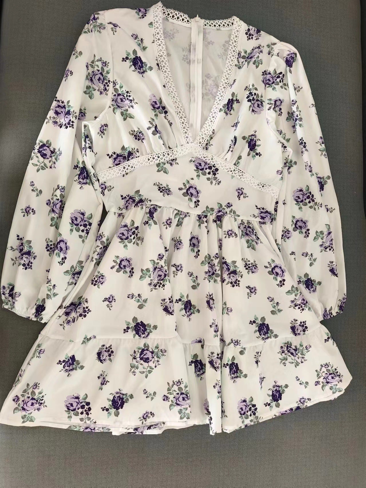 Elegant Floral Mini Dress