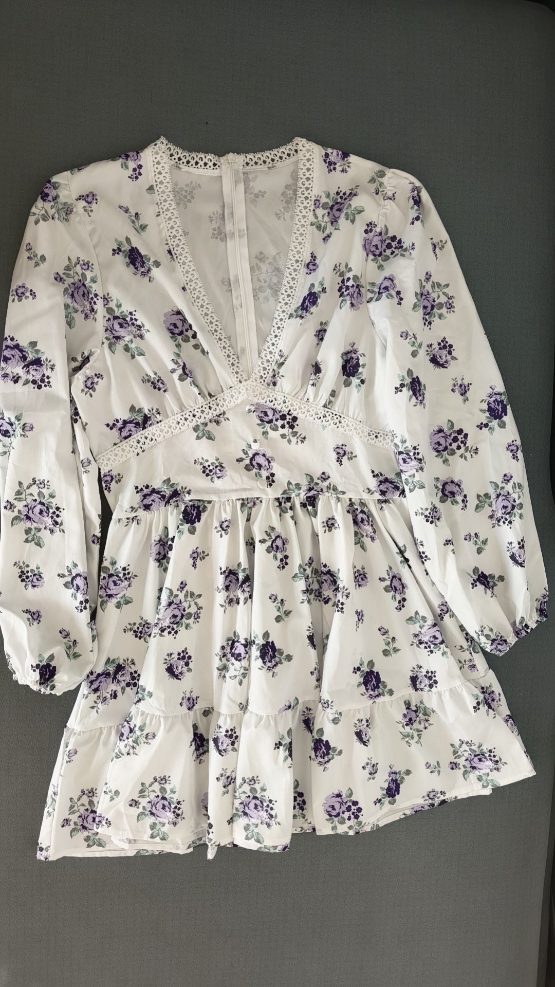 Elegant Floral Mini Dress