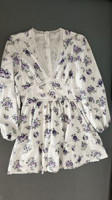 Elegant Floral Mini Dress