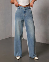 Casual Chic Two-Tone Denim Lounge Set