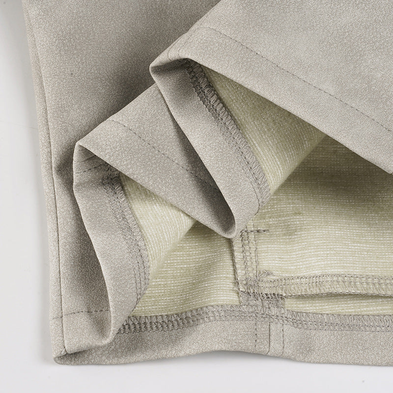 Stylish Faux Leather Moto Jacket