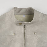 Stylish Faux Leather Moto Jacket