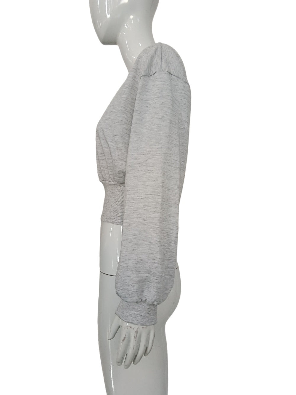 Casual Top with Elastic Waistband