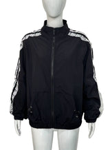 Jacket with Lace Detailing & Striped Accents