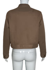 Classic Button-Up Cropped Jacket