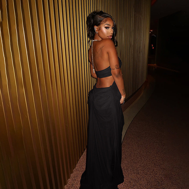 Elegant Black Evening Gown