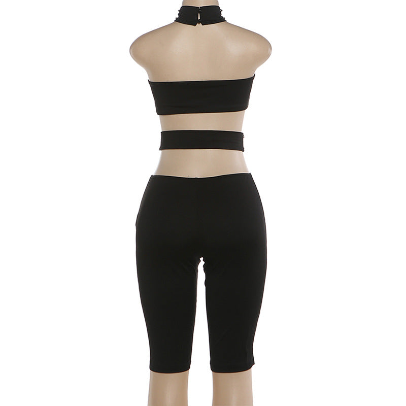 Strappy Cut-Out Bodycon Jumpsuit