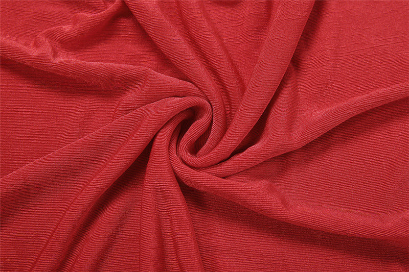 Drape Halter Maxi Dress