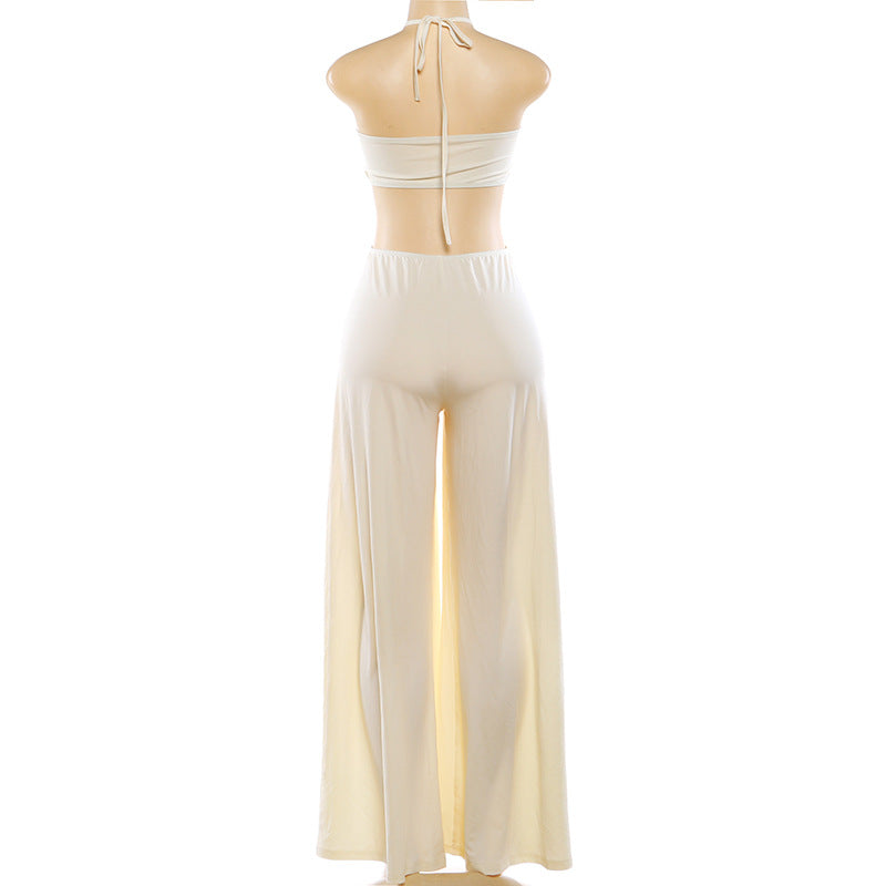 Elegant Cut-Out Evening Jumpsuit