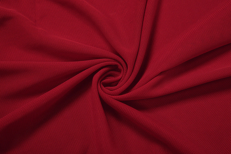 Cut-Out Maxi Dress with Layered Details