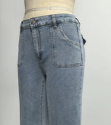 Relaxed Fit High-Waisted Wide-Leg Jeans