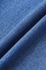 Classic High-Rise Wide-Leg Blue Jeans