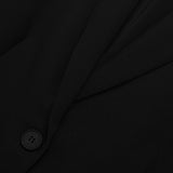 Chic Blazer with Feathered Cuffs