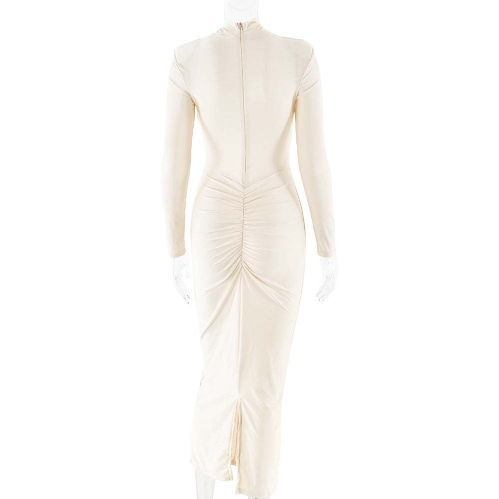 Long-Sleeve Bodycon Dress