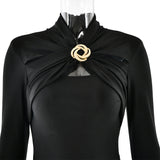 Long-Sleeve Bodycon Dress