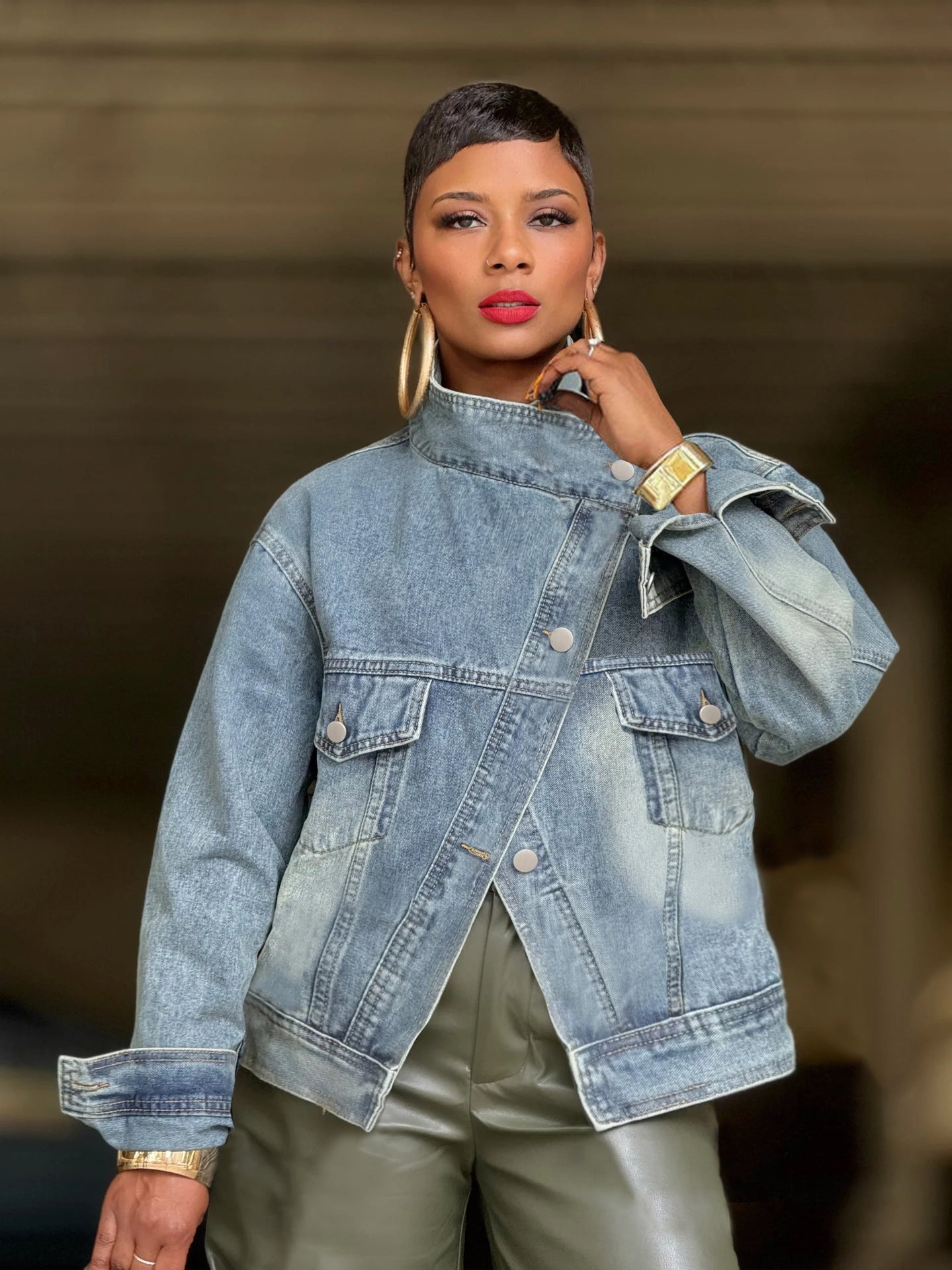 Classic Light Wash Denim Jacket