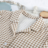 Pajama Set with Ruffled Hem & Bell Sleeves