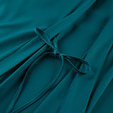 Elegant Ruffle-Trim Pajama Set