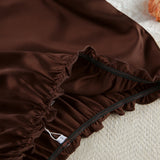 Luxurious Set with Ruffled Detailing