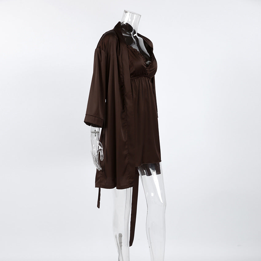 Luxurious Lingerie & Robe Set