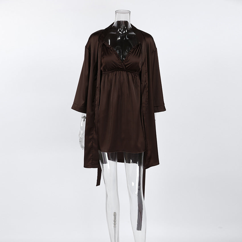 Luxurious Lingerie & Robe Set