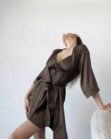 Luxurious Lingerie & Robe Set