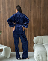 Luxurious Pajama Set with Tie Waist