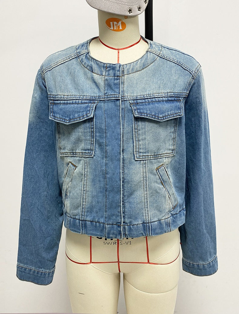 Classic Light-Wash Denim Jacket