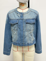 Classic Light-Wash Denim Jacket