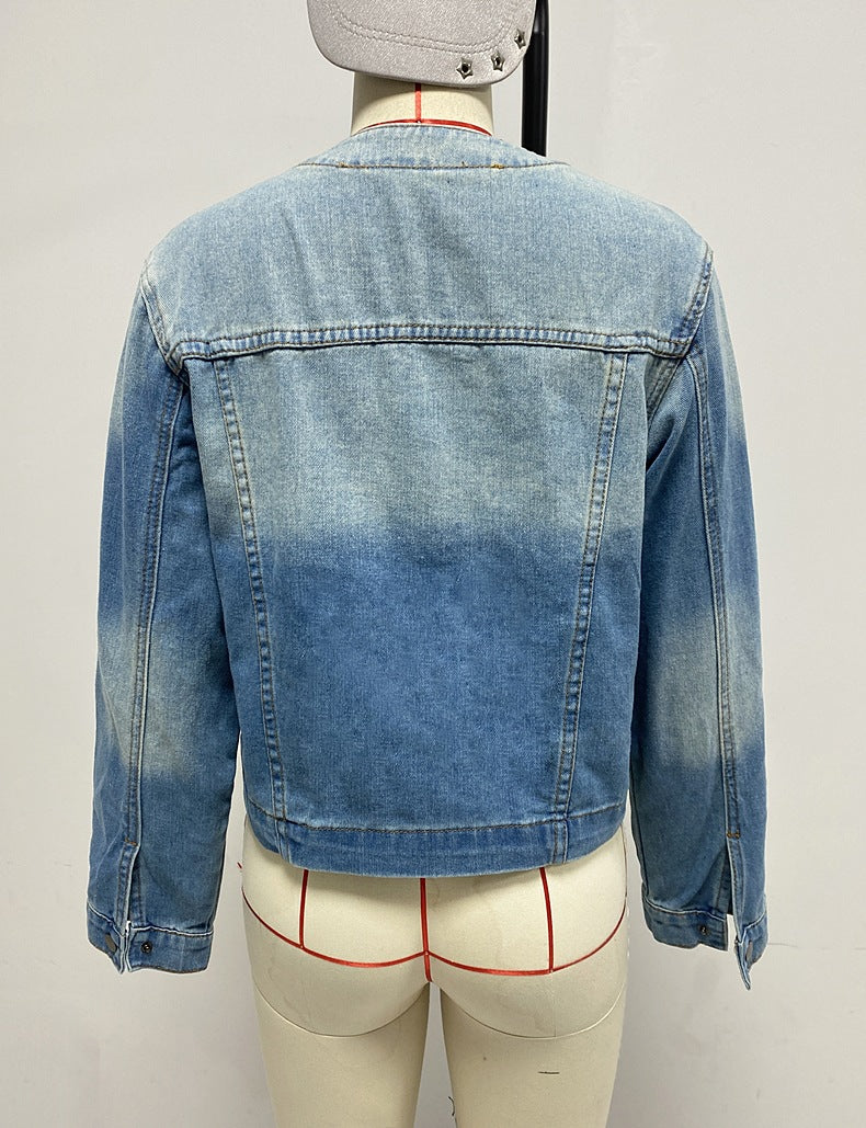 Classic Light-Wash Denim Jacket